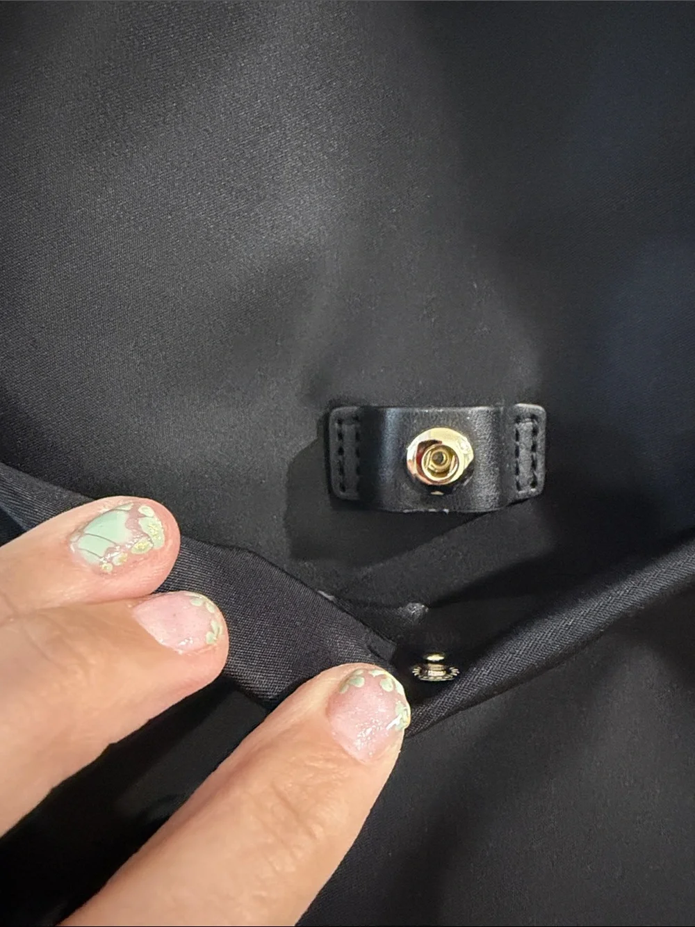 kate spade Black Nylon Duffel Bag with Gold Hardware